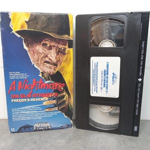 A Nightmare On Elm Street 2 - Freddy&#39;s Revenge VHS Movie | VHS Movie Collector | Unique Gift Idea | Used VHS Tape | Retro Horror Slasher