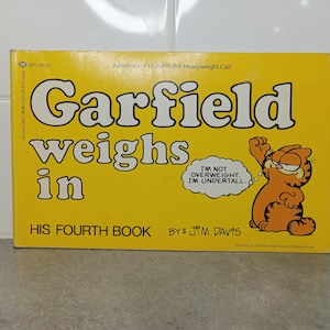 1982 Garfield Weighs In Comic Book Used Book Jim Davis| Book Enthusiast | Comic Book Collector | Retro Comic Collection | His Fourth Book