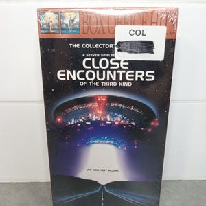 Sealed - Close Encounters Of The Third Kind VHS Movie | VHS Movie Collector | Unique Gift Idea | Used VHS Tape Retro Sc-Fi Steven Spielberg