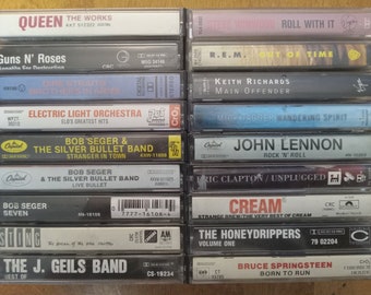 Classic Rock Cassette Tapes, Classic Rock You Pick