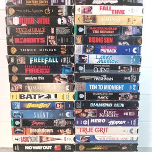 VHS Movie Tapes Pick One: Horror | Sci-Fi | Thriller | Comedy | Romance| Drama and more! Retro  / Used VHS Tapes