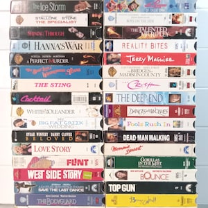 VHS Movie Tapes Pick One: Horror | Sci-Fi | Krimi | Komödie | Romanze| Dramatik und mehr! Retro / Gebrauchte VHS Tapes