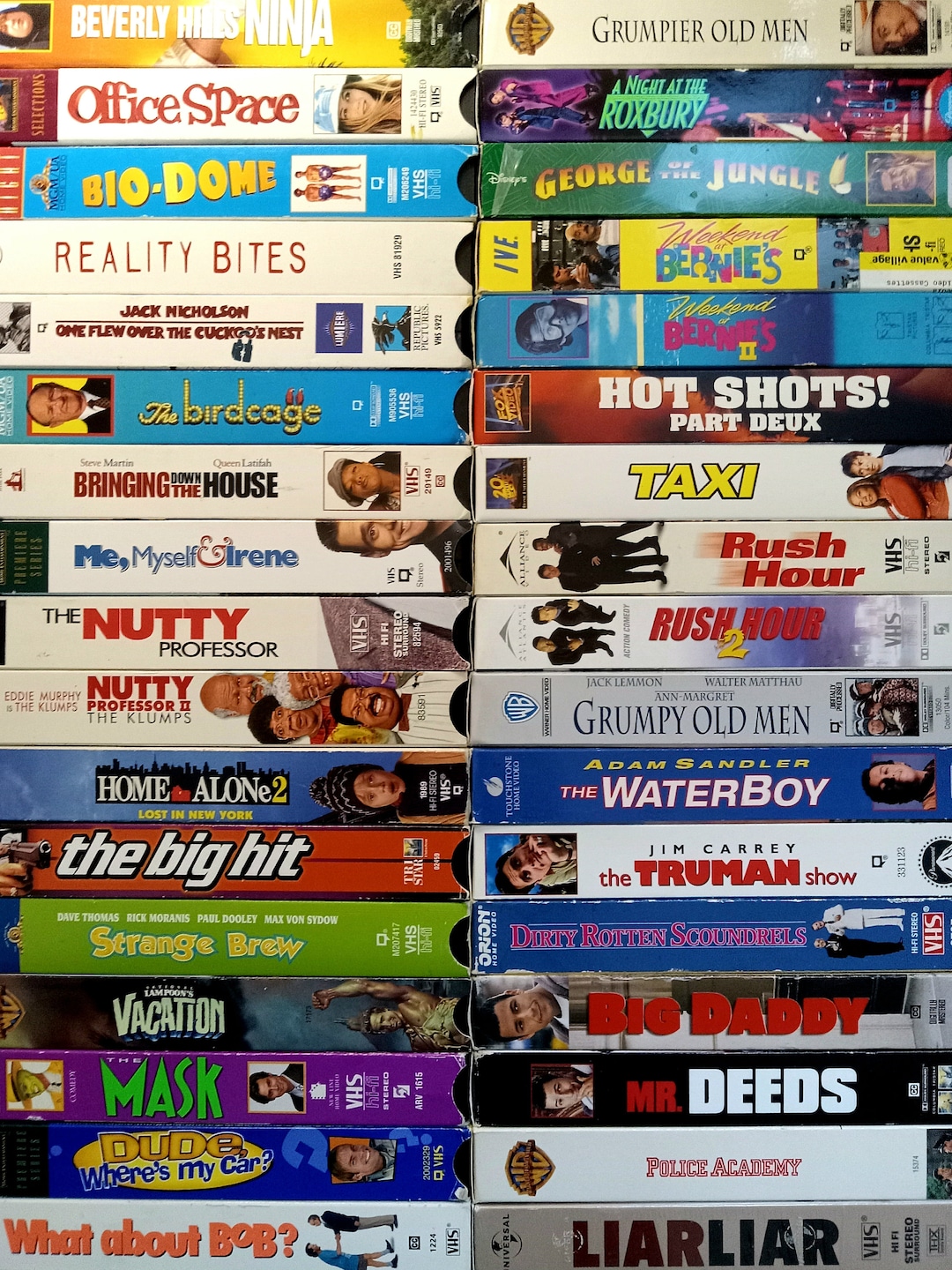 VHS Movie Tapes PICK ONE Comedy, Cult Classics, Thriller and More
