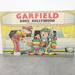 1987 Garfield Goes Hollywood Used Comic Book Color | Book Enthusiast | Book Collector | Vintage Book Collection | Unique Gift Idea