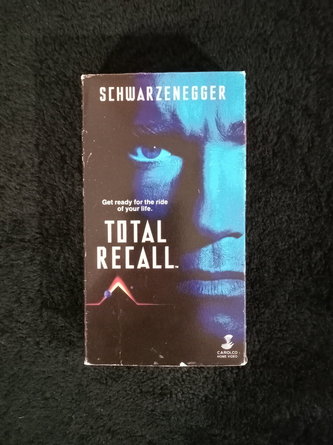 1990 Total Recall VHS Movie Arnold Schwarzenegger Used VHS Etsy