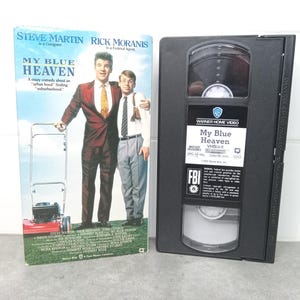 1990 My Blue Heaven Rick Moranis Steve Martin VHS Movie | VHS Movie Collector | Unique Gift Idea | Used VHS Tape | Retro Comedy