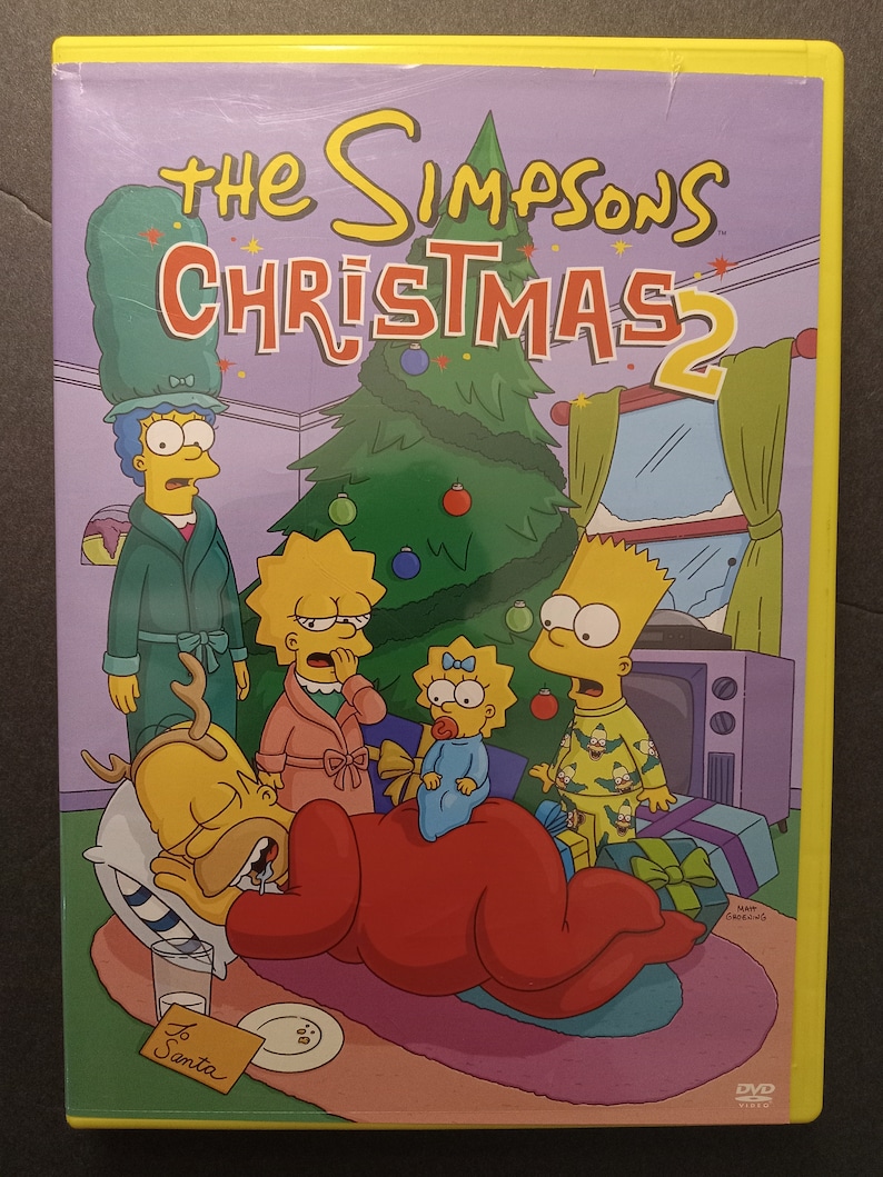 2004 the Simpsons Christmas 2 DVD Movie Matt Groening Homer Simpson