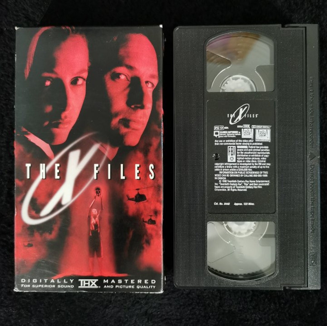 The Xfiles VHS Movie 1998 Mulder and Scully David Duchovny Etsy