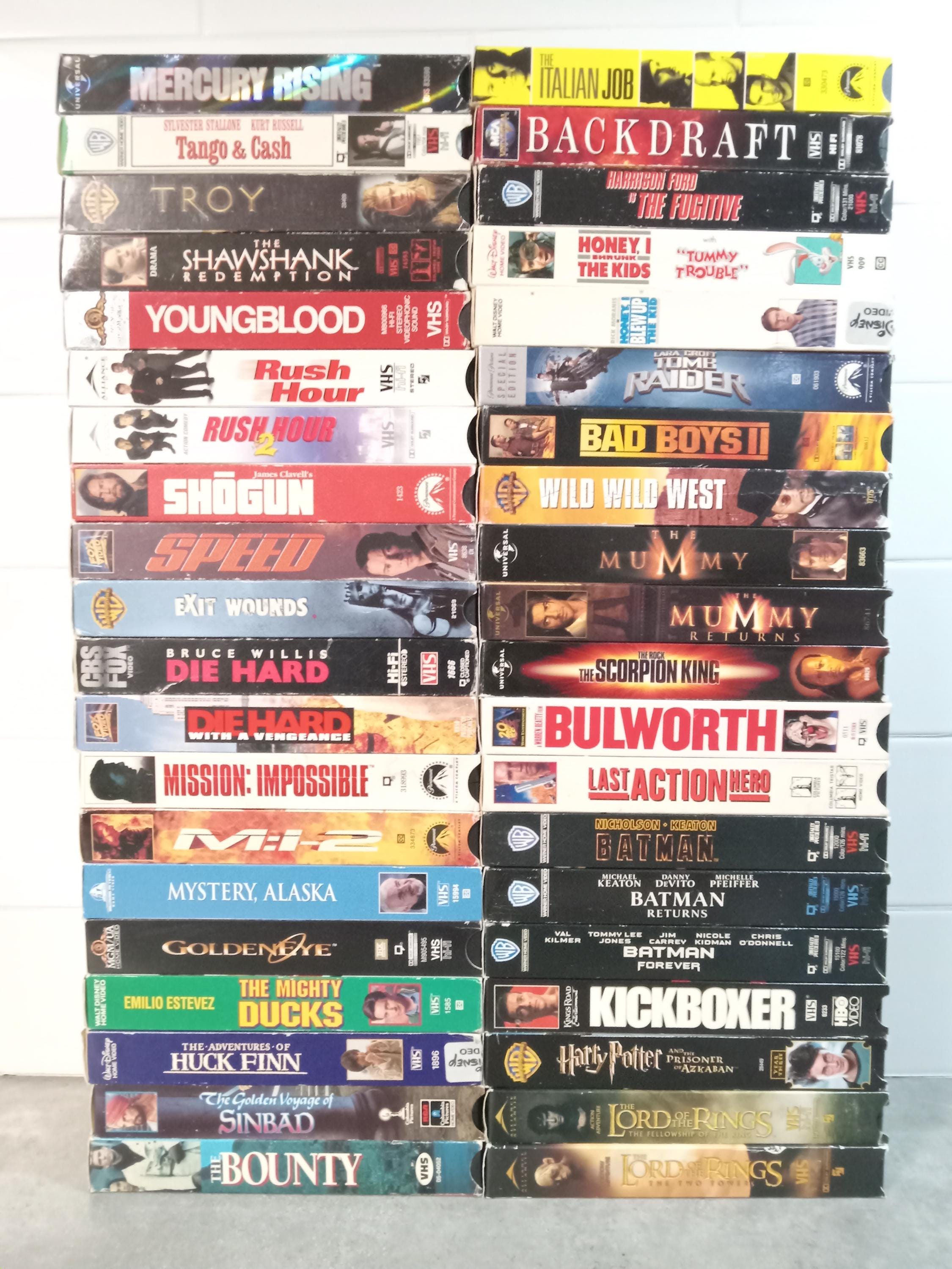 VHS Movie Tapes Pick One: Horror | Sci-Fi | Thriller | Comedy | Romance| Drama and more! Retro  / Used VHS Tapes