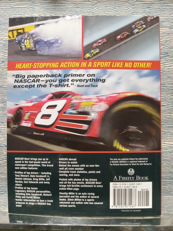 新品本物 NASCAR NOW Used Book Book Enthusiast Book Collector サーフィン・ボディボード