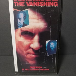 1993 The Vanishing Cut-box Rental Thriller/Mystery VHS Tape Nostalgia | VHS Movie Collector | Unique Gift Idea | Used VHS Tape | Retro