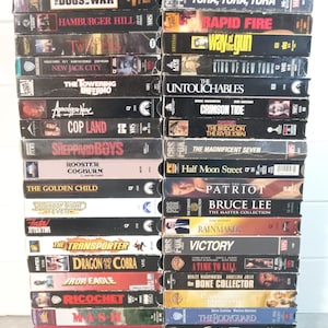 Clearance VHS Movie Tapes Pick One: Horror | Sci-fi | Thriller | Comedy