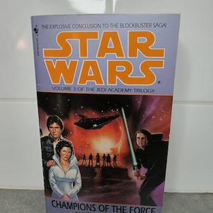 1994 Star Wars Champions Of The Force Volume 3 Used Book  Kevin J. Anderson | Book Enthusiast | Book Collector |Vintage Book Collection