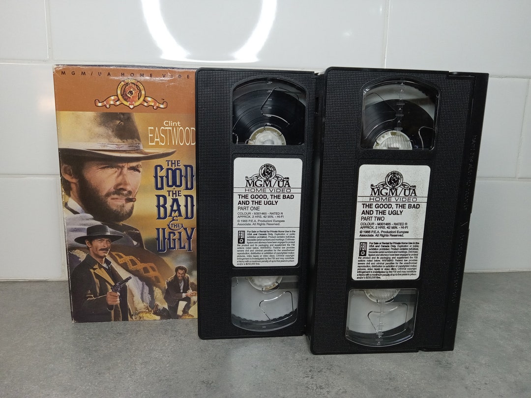 1966 the Good the Bad and the Ugly VHS Movie Clint Eastwood | VHS Movie ...