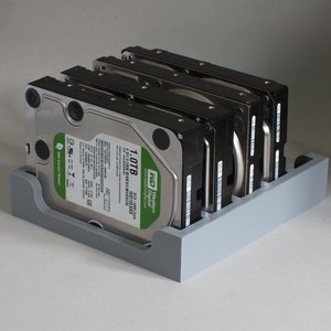 5 Bay Hard Drive Rack Holder Cage 3.5 HDD