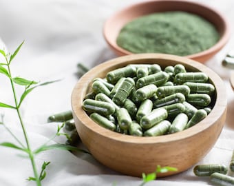 Moringa, Matcha & Spirulina Capsules Organic