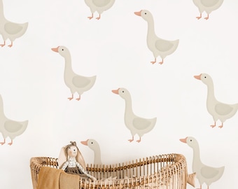 goose nursery wall decals, geese wall stickers