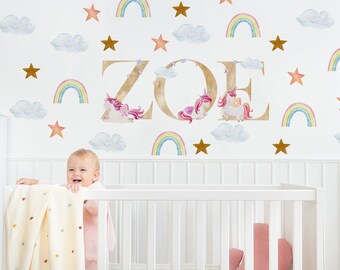 unicorn custon name sign *US orders ship DDP*