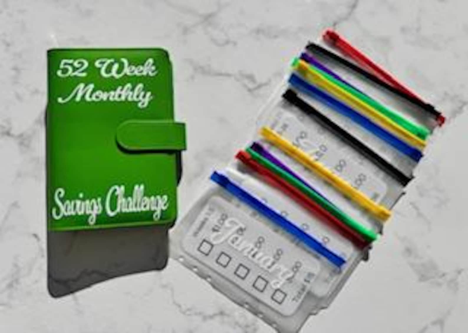 52 Week Monthly Savings Challenge INSERTS ONLY - 2026 - Etsy