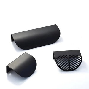 Scandinavian style black furniture knobs, door handle, cabinet knob,furniture door knobs, kitchen cabinet knobs