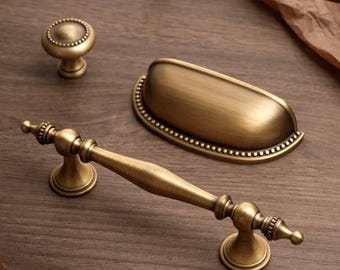 Bronze Modern Metal Door Handles Large Metal Bar Pulls Knobs Modern Cabinet Handles Kitchen Knob Wardrope Pull furniture Brass Bronze handle