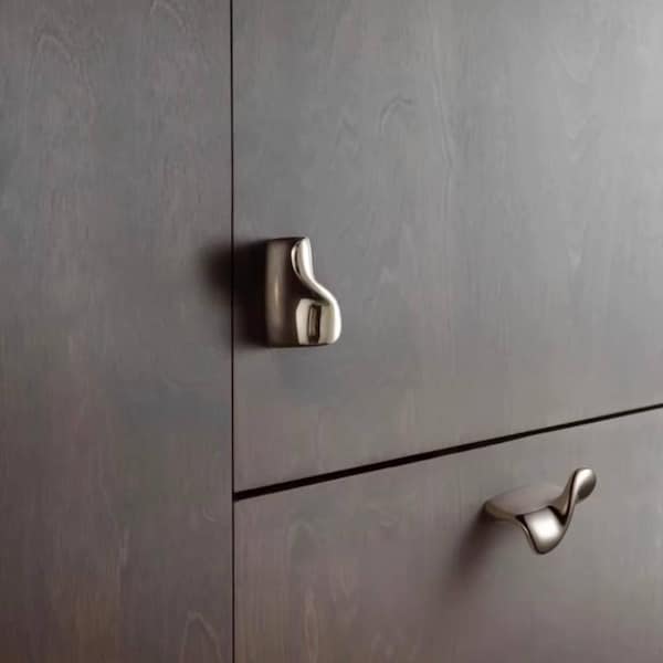 Moderne ongebruikelijk gevormde kast handgrepen keukenknop pull garderobekast handvat voor kast woonkamer thuiskantoor slaapkamer nikkel pull
