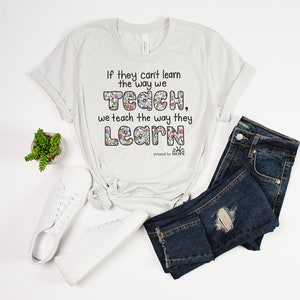 Teach and Learn Shirt, Autism shirt, Autism