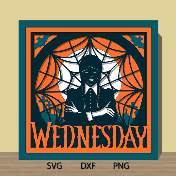 Wednesday Shadow Box Svg Jenna Ortega Layered Cardstock Template Nevermore Acadamy 3d Scene Wednesday Shadow Box Svg Jenna Ortega Layered Cardstock Template Nevermore Acadamy 3d Scene