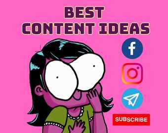 Best Ideas for Creating Social Media Content 2024 Instagram Facebook Telegram Monthly subscription