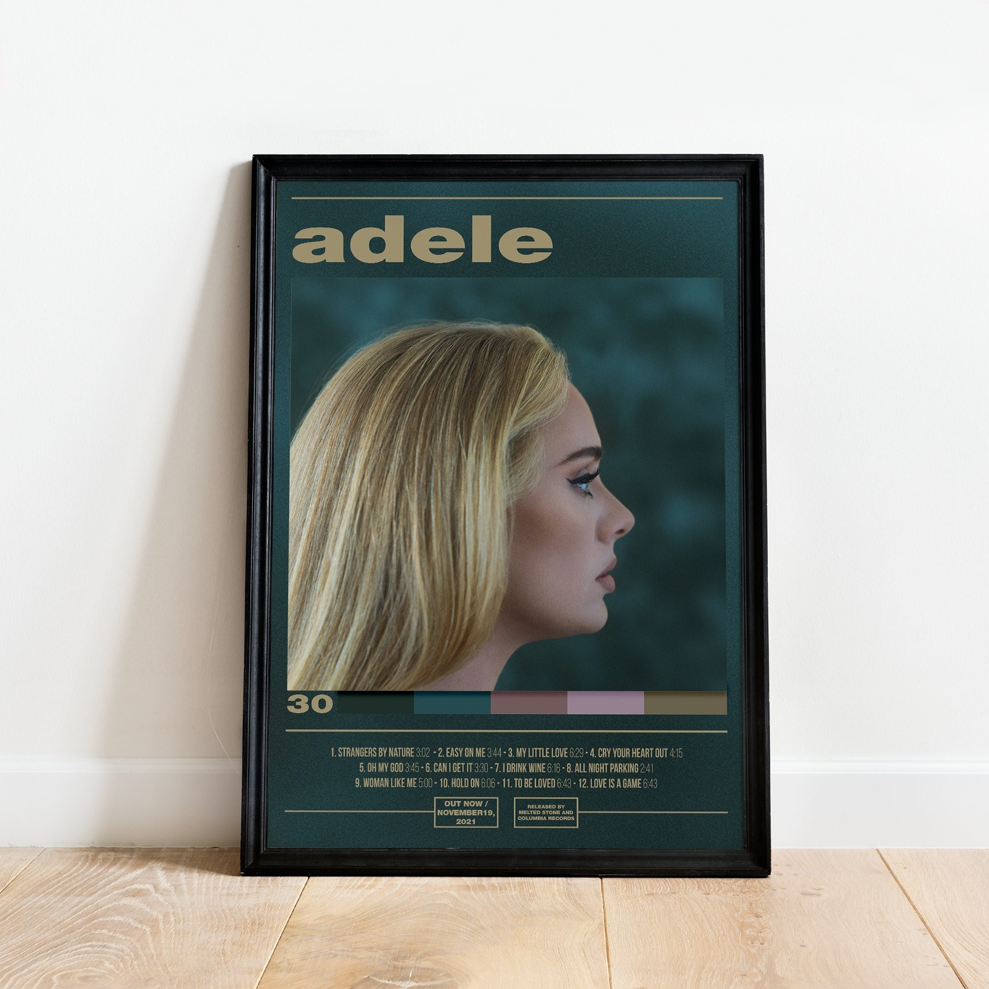 Adele "30 " Album Poster