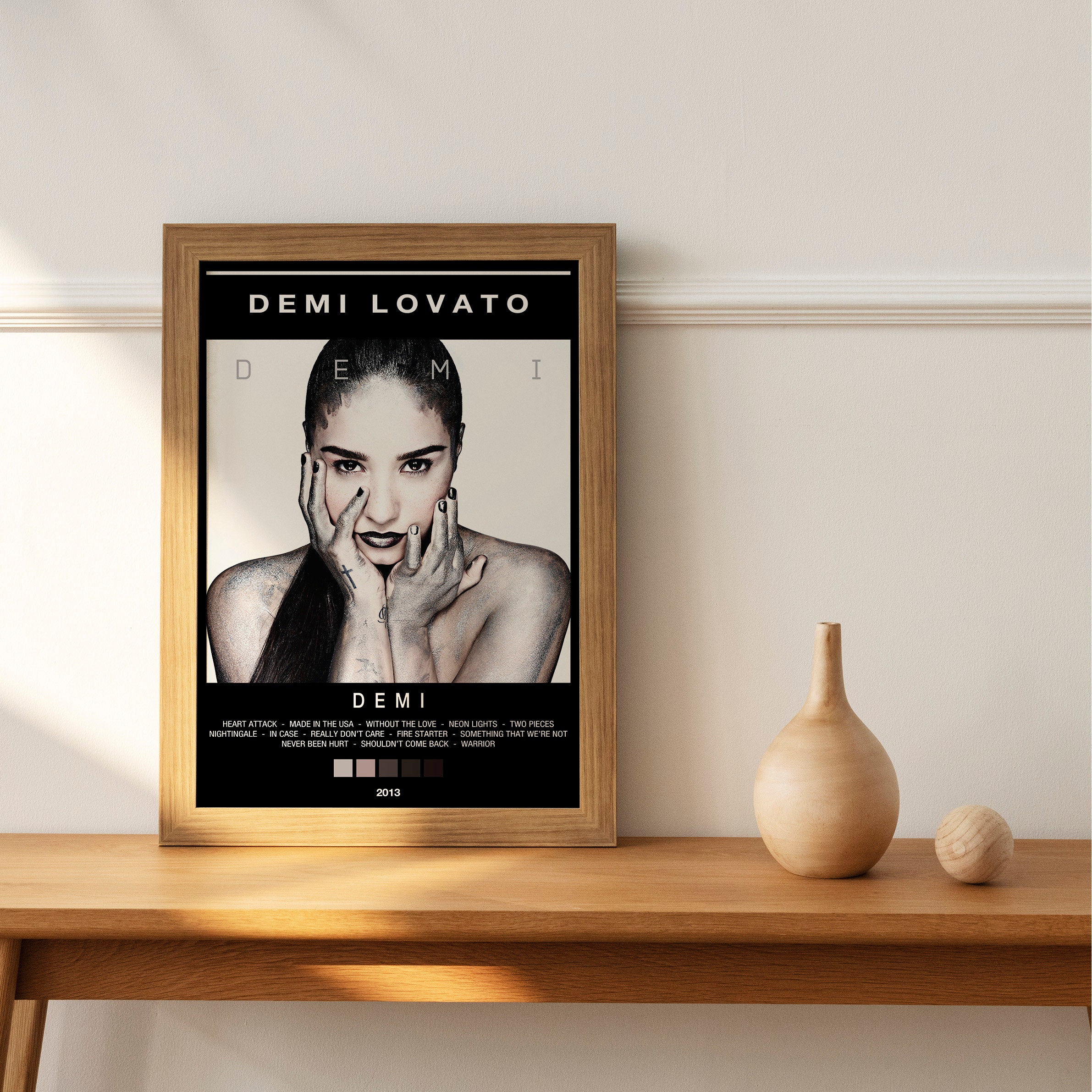 Demi Lovato Demi Album Poster, Multiple Color Options sold by Ivo  Ferreira, SKU 39563136