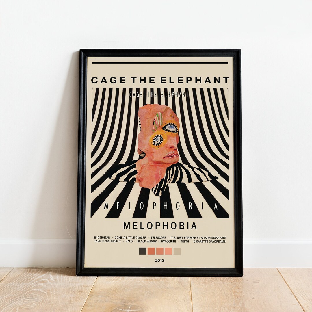 Cage the Elephant melophobia Album Poster Etsy