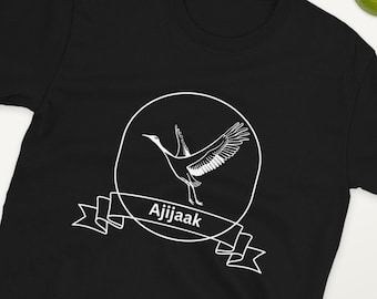 Ojibwe "Crane" camiseta unisex de manga corta