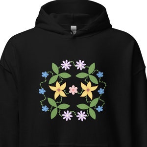 Ojibwe Floral Unisex Hoodie