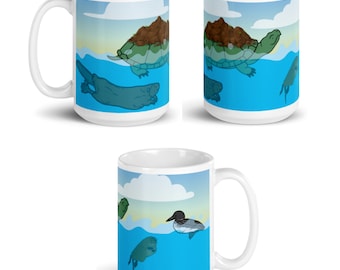 Creation Weiße glänzende Tasse