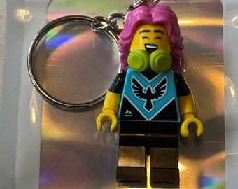 Lego keyring- Gamer Girl- Series 25