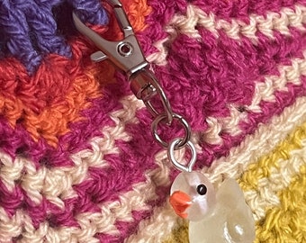 Handmade Duck Stitch Markers