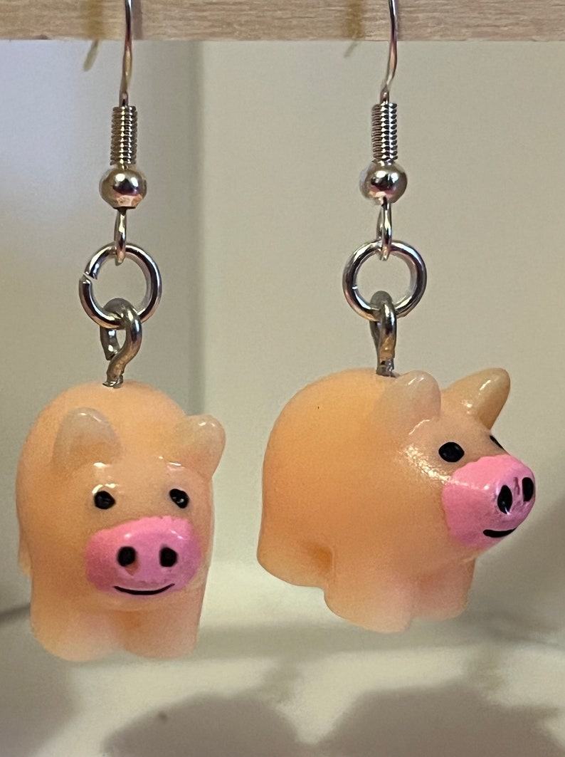 Pig Earrings image 2