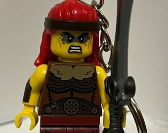 Lego keyring- Barbarian -Boudica- Warrior