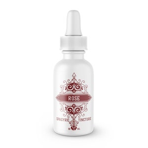 Rose Spagyric Tincture: Promotes Emotional Healing and Feelings of Love and Compassion - Supports Immune System and Helps with PMS