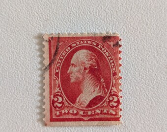 Postage stamp 2c George Washington 1894 USA United States #4