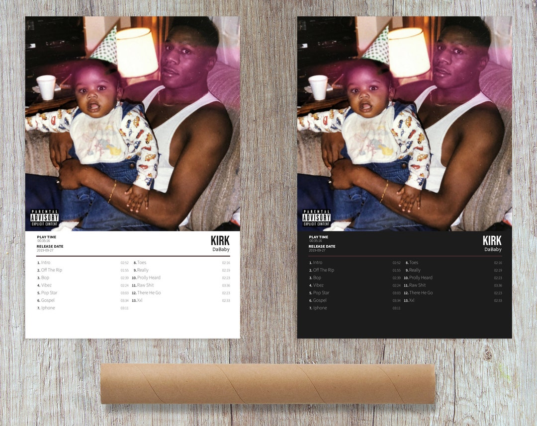 Dababy Kirk Album Cover Poster for Home Wall Art Etsy