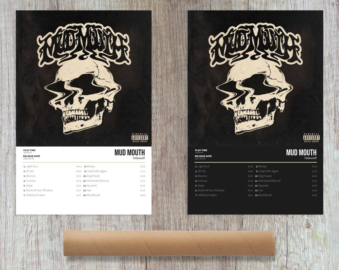 Yelawolf Mud Mouth Album Cover Poster for Home Wall Art Etsy