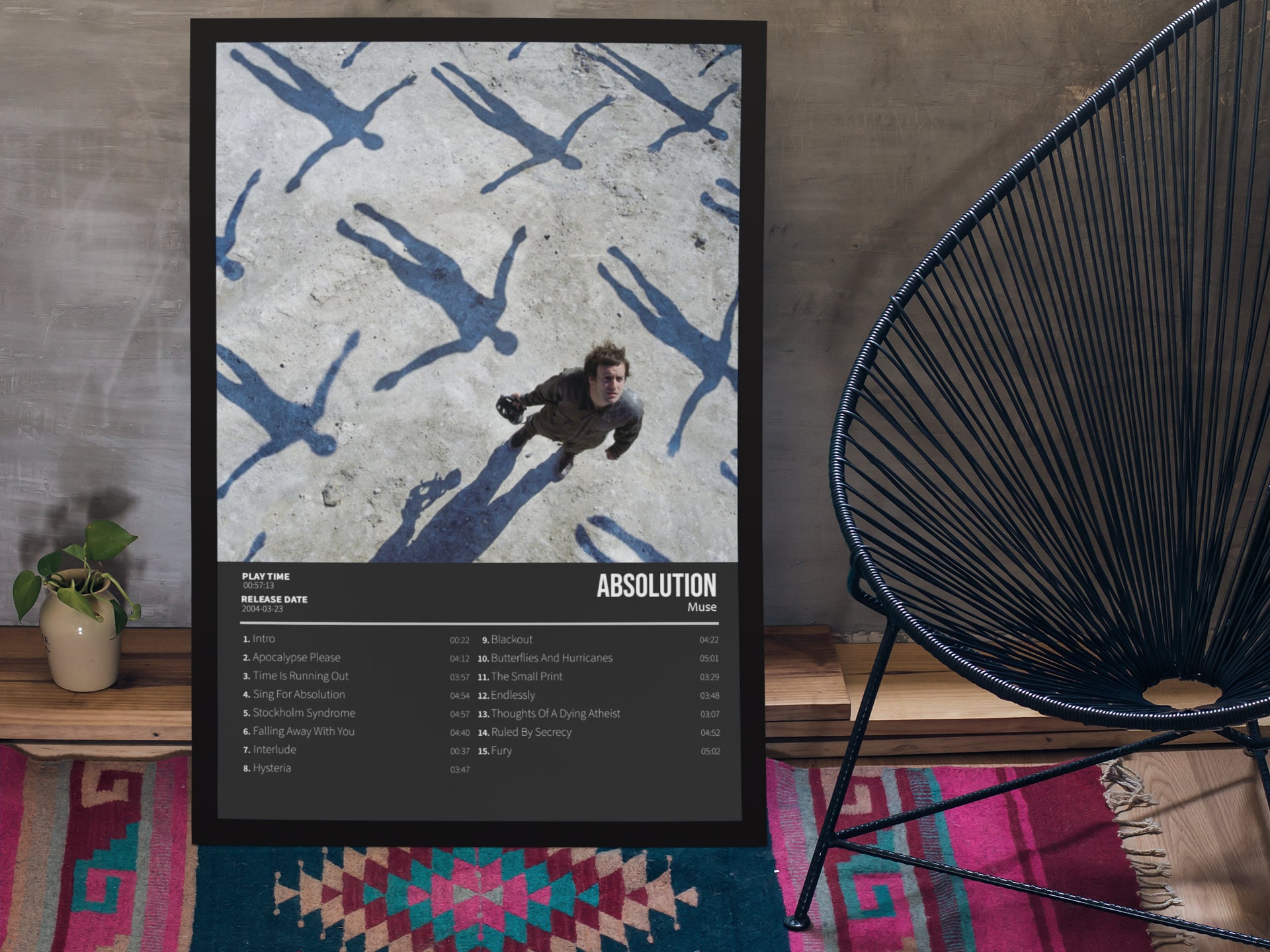 Muse - Absolution | Album Cover Poster For Home Wall Art No Frame