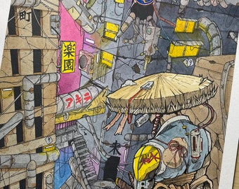Print: cyberpunk A4