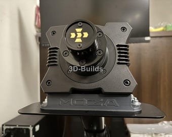 Soporte de inclinación de 15 grados para compilaciones 3D: para distancia entre ejes Moza R3 o R5 y plataforma Playseat