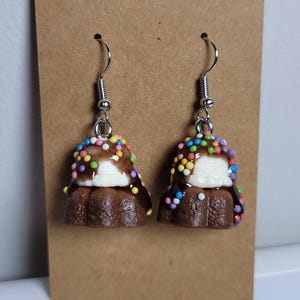 Upcycled Miniverse Cocktail & Food Earrings – Happy Hour and Snack-Themed Statement Jewelry