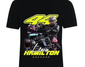 Lewis Hamilton F1 Number 44 T-shirt - Ferrari Fan Gift LH44 - Etsy
