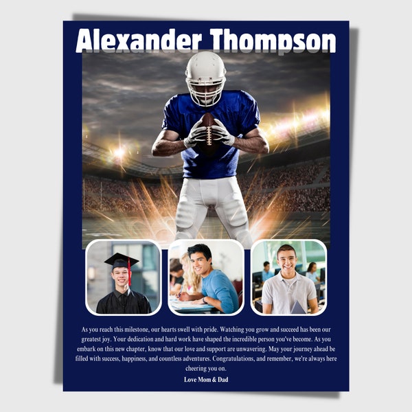 Yearbook Ad Template Full Page Half Page Quarter Page Senior Graduate School Yearbook Senior Tribute