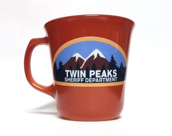 Twin Peaks Sheriff Department Mug, Dale Cooper